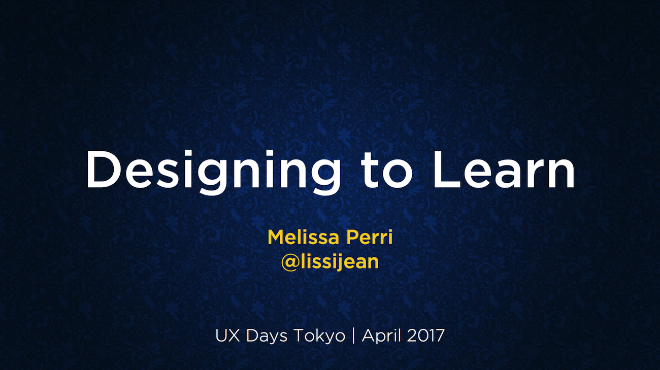 Designed to Learn by Melissa Perri