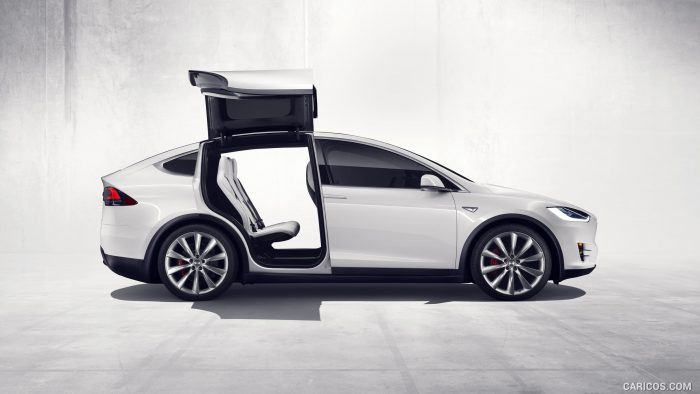 Tesla model X Falcon Wing Doors